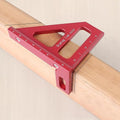 Imperial 3D Multi-Angle Measuring Ruler, 45/90 Degree Aluminum Alloy by KETIPED