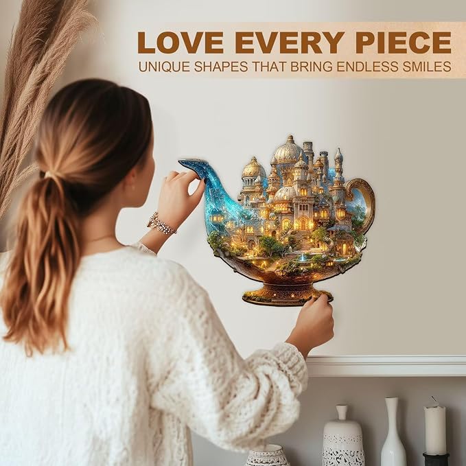 Gifts for Women Men Magic Lamp World Puzzles Adults Gift Wooden 190 Pieces 13.4 - Image 6