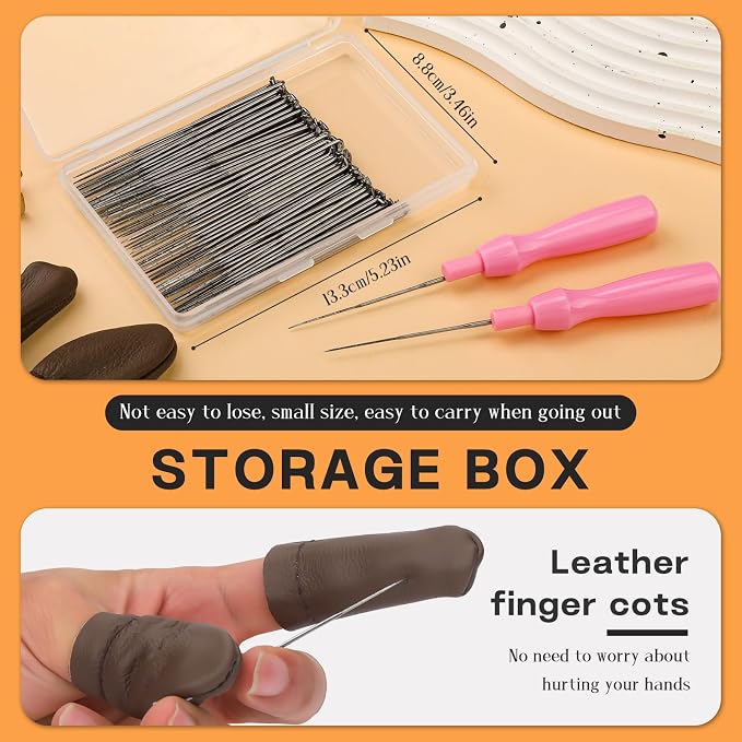 QMNNMA Needle Felting Needles, Needle Felting Tools Set - Image 6