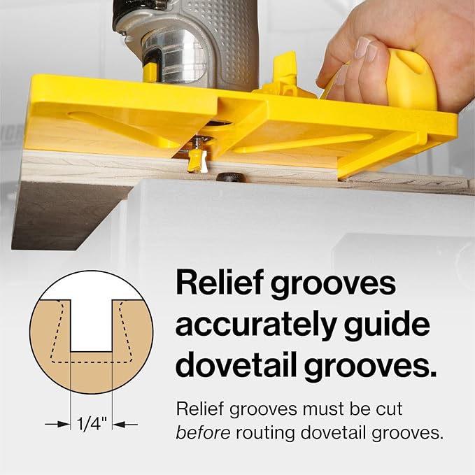 MICROJIG Matchfit Grid Router Guide – Precision Dovetail Clamp Track Jig for Woodworking, Easy Self-Indexing 4" Spacing, Build Custom Workbenches, Jigs & Sleds, MFRG-400-000