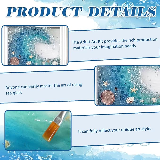 CIYOJA DIY Mosaic Kit for Adults – Complete Glass Mosaic Craft Kit - Image 3