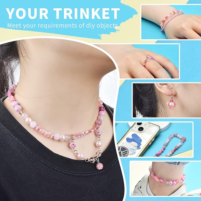 Rose Quartz Jewelry Making Kit - Image 6