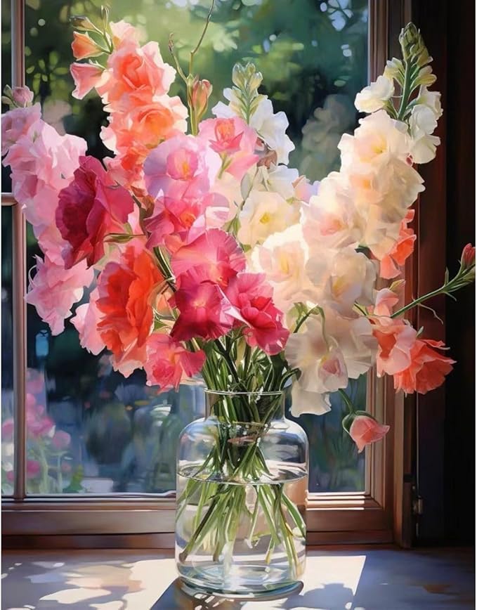 Ausanrl Flowers Diamond Painting Kits by Ausanrl