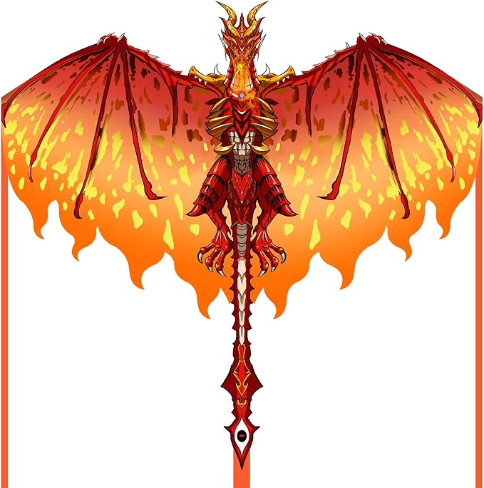 Dragon Kite for Kids & Adults by MintsColorfulLife