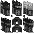 PECHAM 24PCS Universal Wood Metal Oscillating Multitool Quick Release Saw by PECHAM