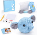 Crochet Kit for Beginners: Elephant Crochet Kit for Adults, Include Easy to Use by CROCHETBOX