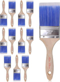 Bates- Paint Brushes, 12 Pack, Treated Wood Handle, Paint Brushes by BatesChoice