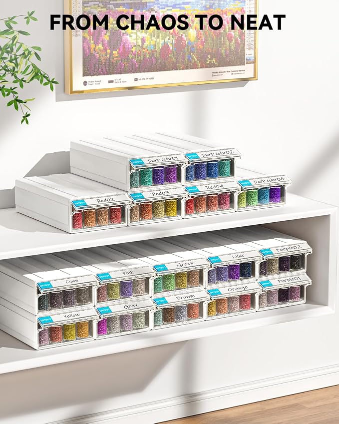 ARTDOT 9-Pack Interlocking Storage Containers - Image 5