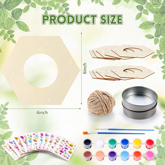 CroBlissful 12 Pack Bird Feeder Craft Kits - Image 2