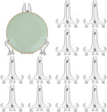 LonlyEagle 12 Pack 6 Inch Clear Plastic Easels or Stand/Plate Holders to by LonlyEagle