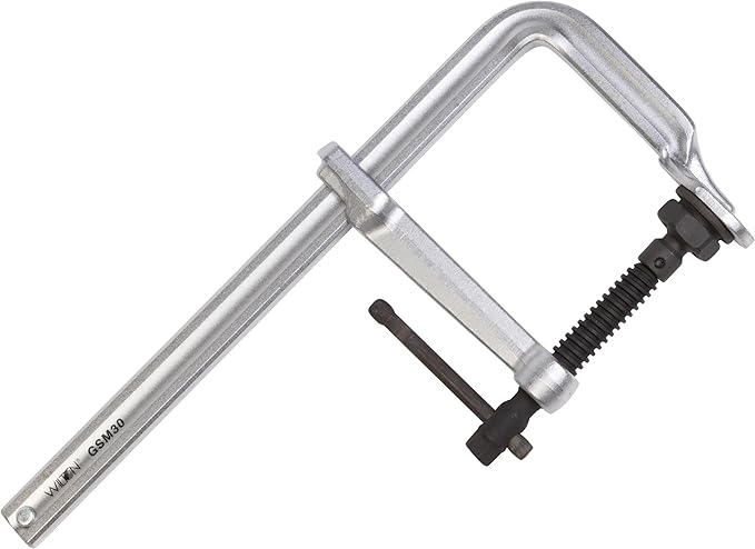 Wilton Heavy-Duty F-Clamp, 12" Opening, 5-1/2" Throat, 2660 Lbs. Clamping Force (Model GSM30)