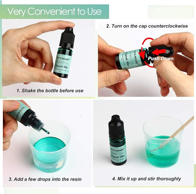 LET'S RESIN 16 Color Concentrated Resin Dye - Image 6