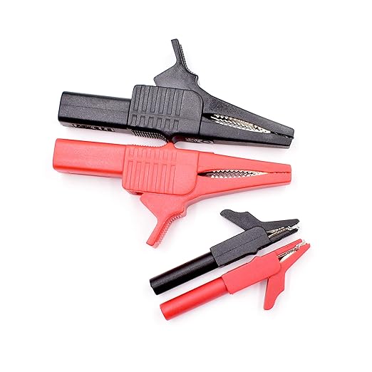 10Pcs Test Leads Kit, Double Insulated Test Lead Set with Alligator Clips and Needle Probefor Multimeter Electrical Testing