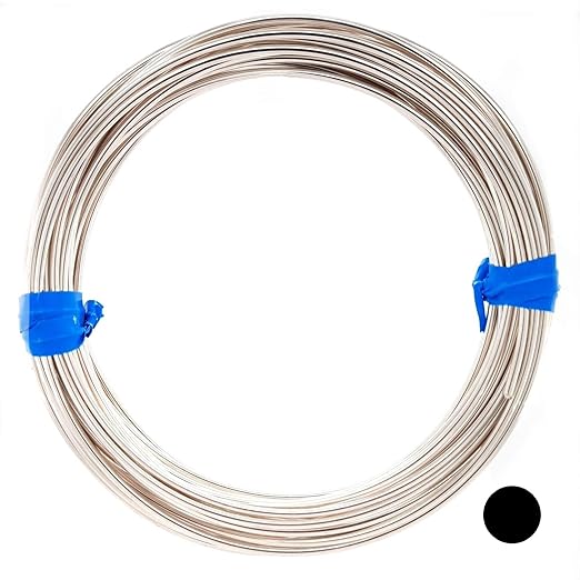 925 Sterling Silver Wire, 12 Gauge, Half Hard, 1FT by CRAFT WIRE | Sterling by CRAFTWIRE