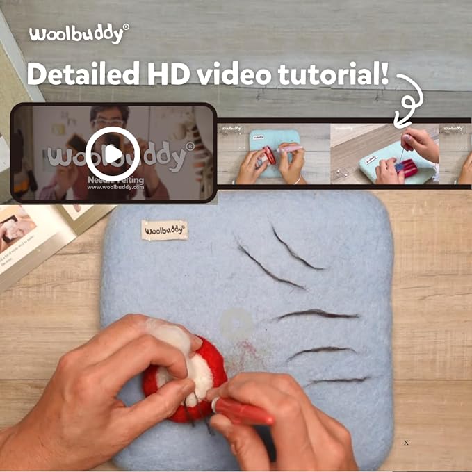 Woolbuddy Needle Felting Starter Kit - Image 7