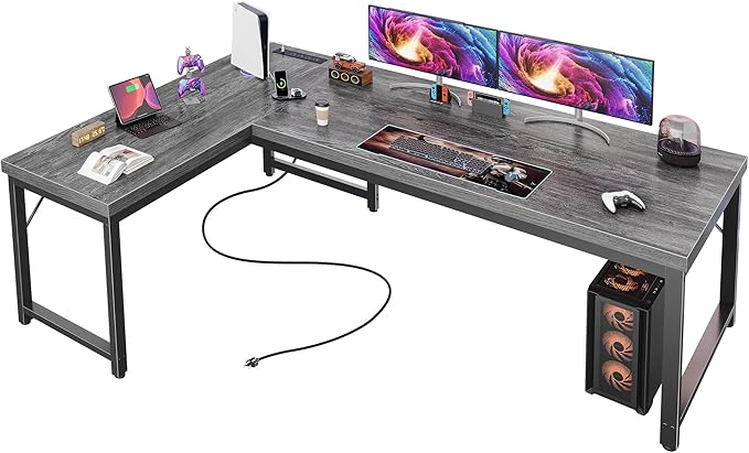 Huuger 63 Inch L Shaped Desk by Huuger