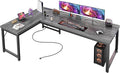 Huuger 63 Inch L Shaped Desk by Huuger