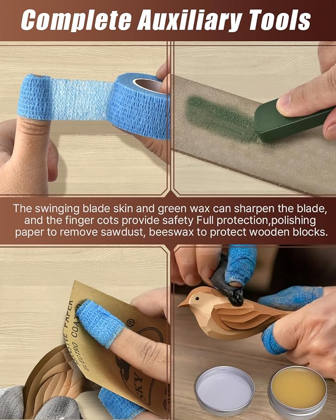 Wood Carving Hobby Kit for Adults & Kids - Image 5