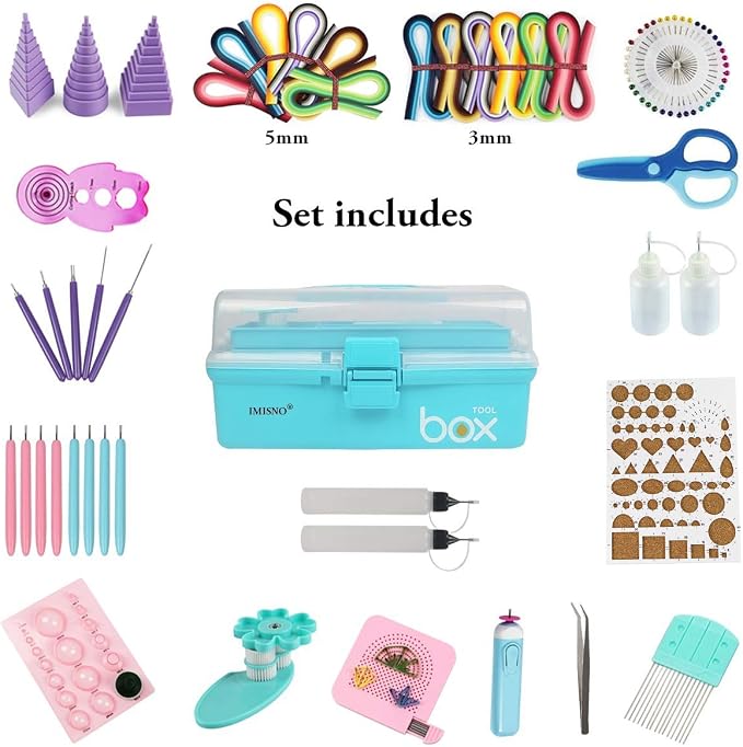 Quilling Kits - Quilling Tools and Supplies, Paper Crimper, Quilling Paper - Image 2