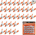 HORUSDY 32-Piece 2" inch Small Spring Clamp, Spring Metal Spring Clamps, 3/4"-inch Jaw opening