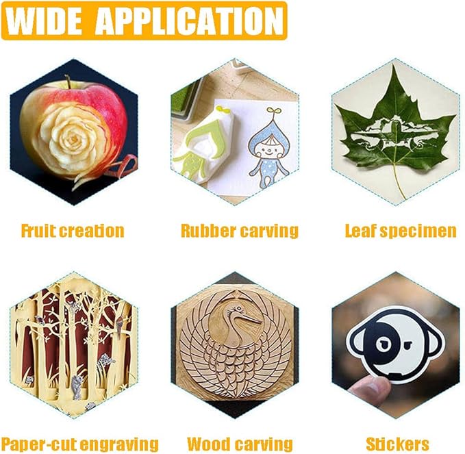Jneoace Exacto Knife Precision Carving Craft Hobby Knife Kit - Image 6