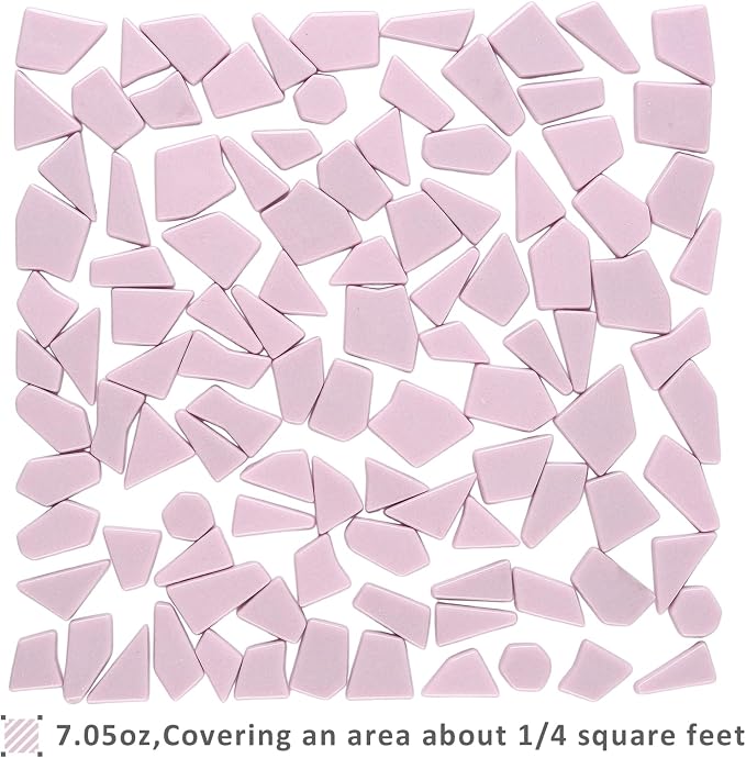 Youway Style Pink Glass Mosaic Tiles - Image 6