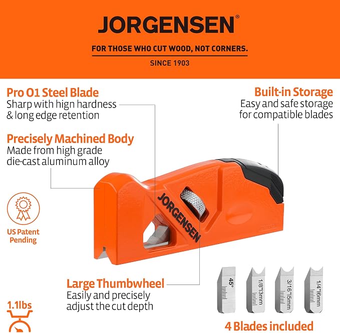 JORGENSEN Chamfer Plane, Edge Corner Plane - Image 2
