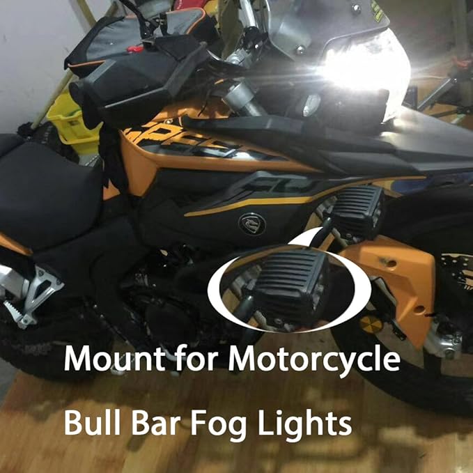 Led Light Bar Clamps 1.25 inch -Pack 4,Tube Clamp Mount kit 1-1/4 Bar Clamp Brackets for Motorcycle ATV UTV Trucks Boat Fog Light Mount (1.25" -Clamp Mount Kit)