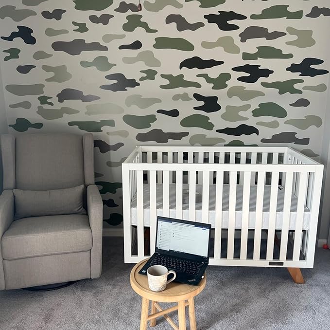 Camo Paint Stencils 12inch Camouflage Stencils Reusable Camo Stencil - Image 3