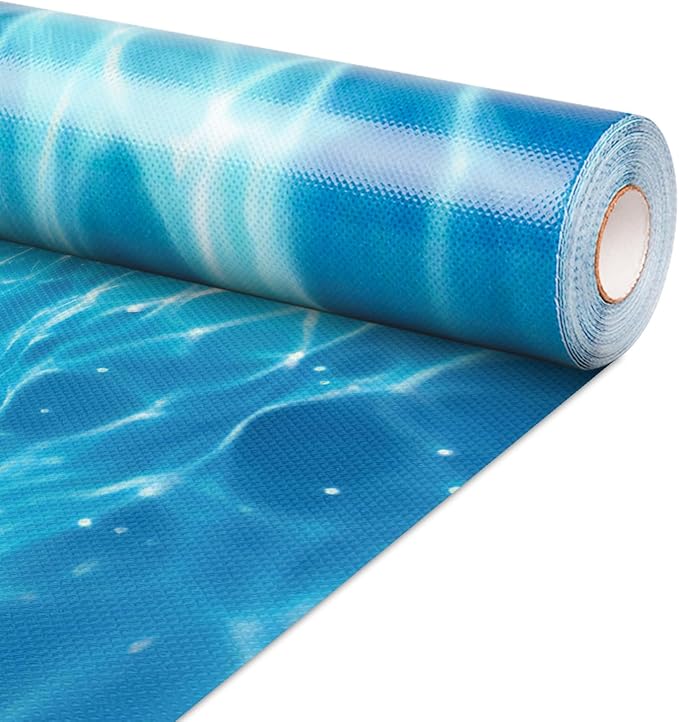 Inkspire Ocean Sea Bulletin Board Paper Roll, 14.8FTx18.5IN Large Reusable by Unknown