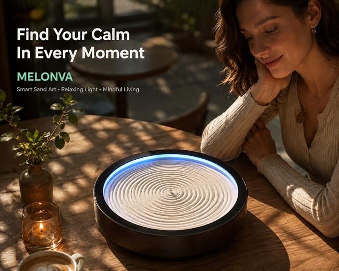 Moving Sand Art – App-Controlled Kinetic Device Zen Garden Automatic Sandscape - Image 5