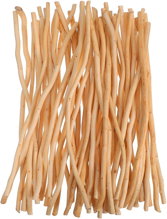 50pcs Natural Twigs for Craft, 11.81 inch Wood Log Sticks Driftwoods Twigs for by DOITOOL