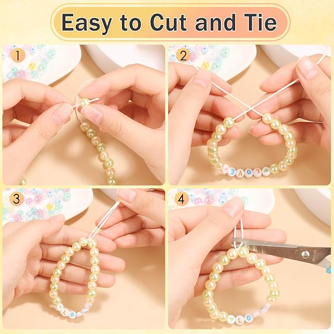 Paxcoo 1.4 mm Elastic Bracelet String Cord - Image 4