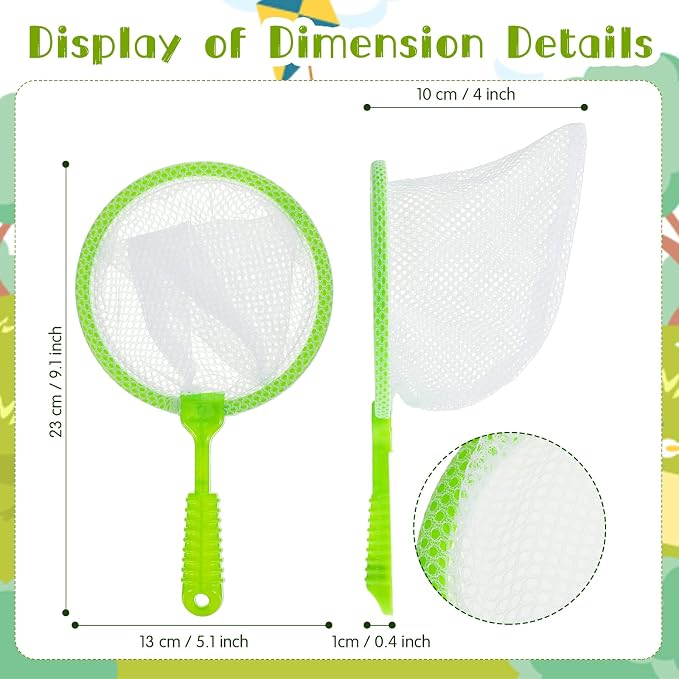 Honoson 24 Pcs Butterfly Bug Net - Image 2