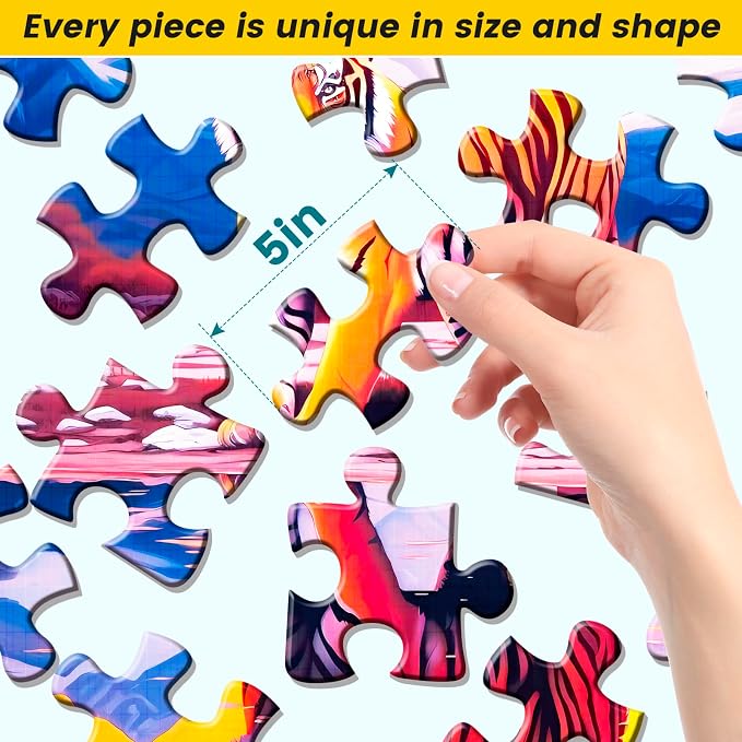 6 Packs 16 Piece Large Piece Jigsaw Puzzle Dementia Alzheimer's Products and - Image 6
