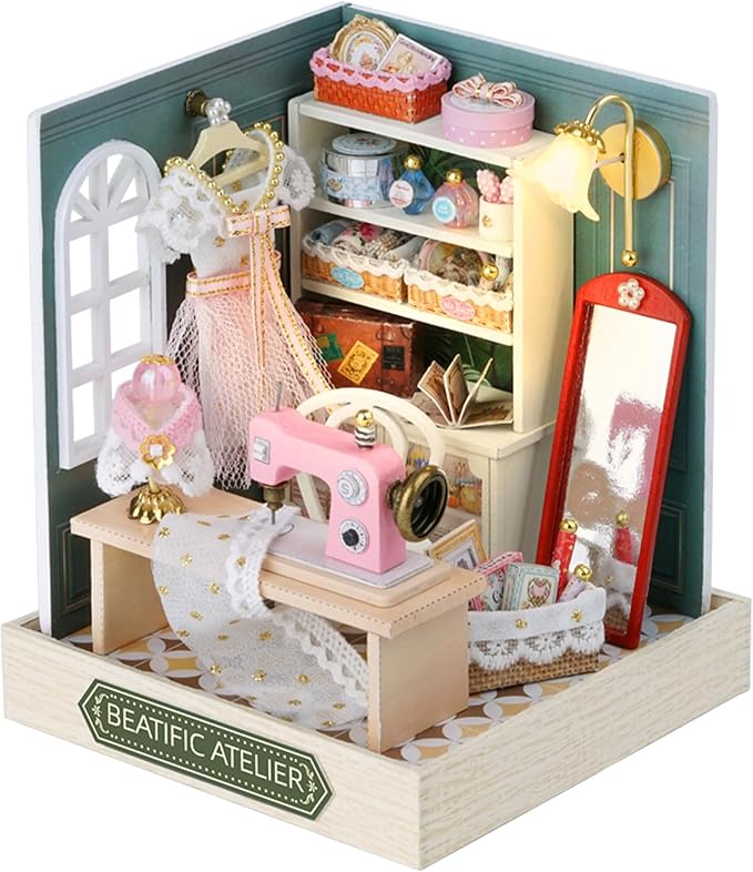 Flever Dollhouse Miniature DIY House Kit Creative Room by Flever
