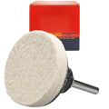 40 Pcs 2 Inch Wool Disc, Premium Compress Wool, Cleaning & Polishing, on Metal Polishing, 1 Pc Holder Include
