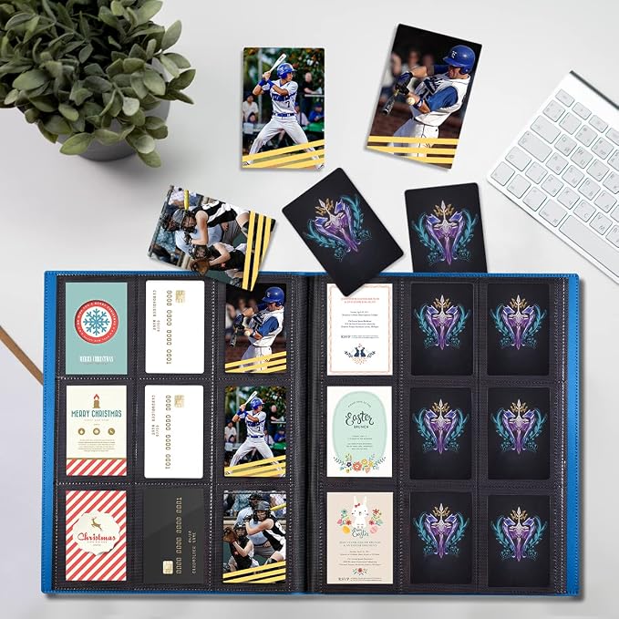 Card Binder, Upgraded 9 Pockets Trading Card Collection Binder - Image 7