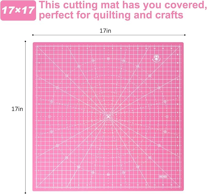 Headley Tools 17"x17" Rotating Cutting Mat, Self Healing Mat - Image 3