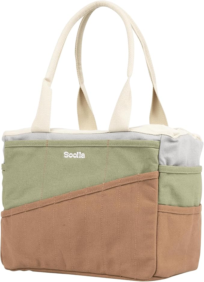 Soolla Studio Bag: Art Supply Storage Organizer & Pottery Tool Bag, Washable - Image 4