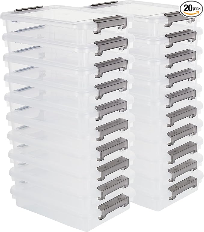Citylife 20 PCS Plastic Storage Bins by Anywish