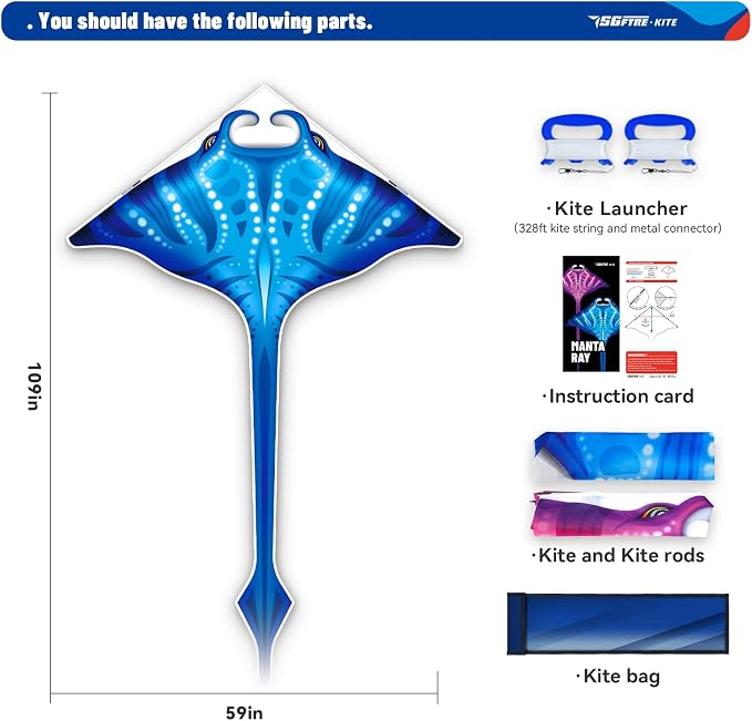 SGftre 3 Piece Set Butterfly Delta Octopus Kites - Image 6