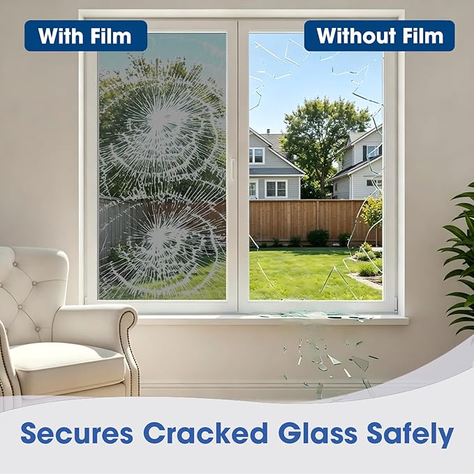 Coavas Window Privacy Film Daytime See Out Not in, 83% UV Blocking Heat Control - Image 6