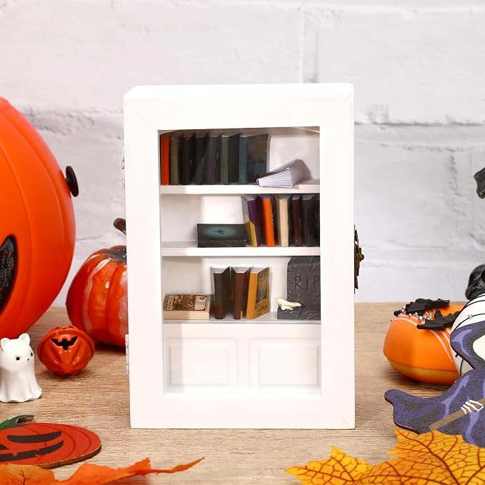 24PCS Witchy Miniature Books, 1:12 Dollhouse Accessories | 24 pcs Halloween - Image 4