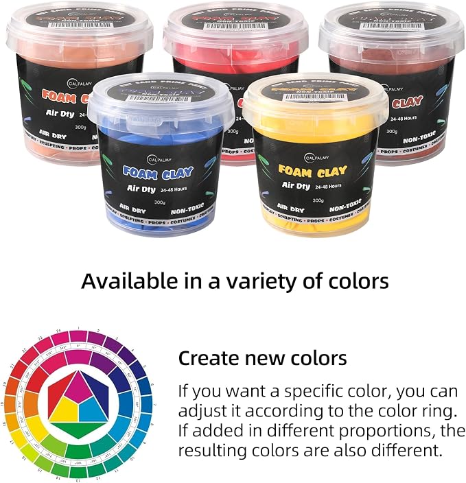 Moldable Cosplay Foam Clay Red Colors – High Density and Quality - Image 4