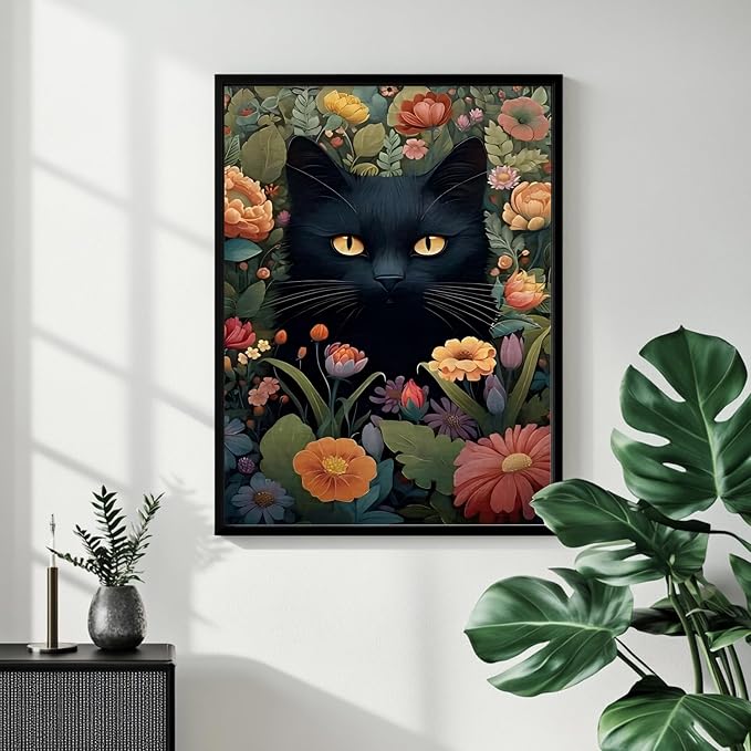 Cat Paint by Numbers for Adult, Cat Paint by Numbers Kit for Adults Beginners - Image 9
