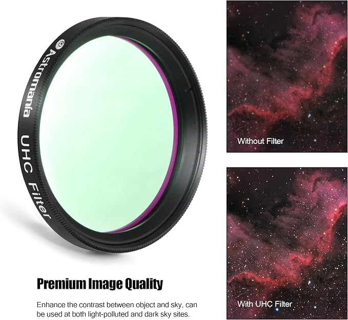 Astromania Telescope UHC Filter 2 Inch, Telescope Filter Improve Image Contrast - Image 3