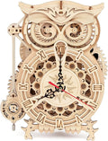 ROKR 3D Wooden Puzzles for Adults Owl Clock by ROKR-InterestingSmartPuzzleToys