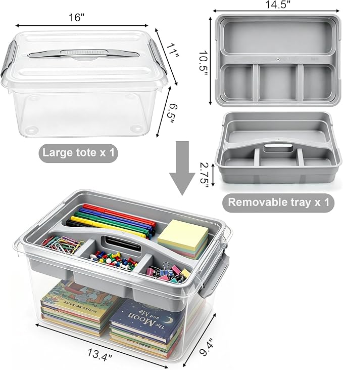 Yesland Portable Craft Storage Box - Image 2