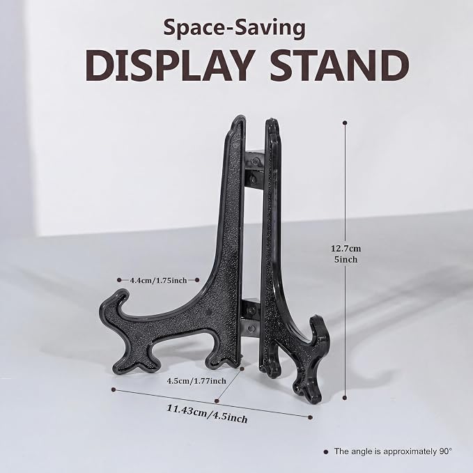 Artliving 5 Inch Acrylic Card Display Stands, Small Plastic Easels and - Image 2